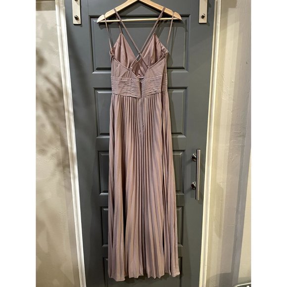 LULUS Light Grey Maxi Dress Size Small - Picture 7 of 8